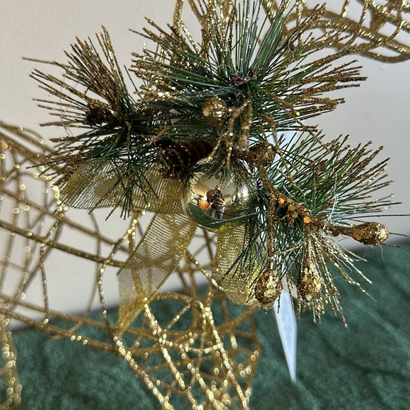 Beautiful 34th & Pine Gold Glitter Reindeer Shimmer NEW - Picture 5 of 11